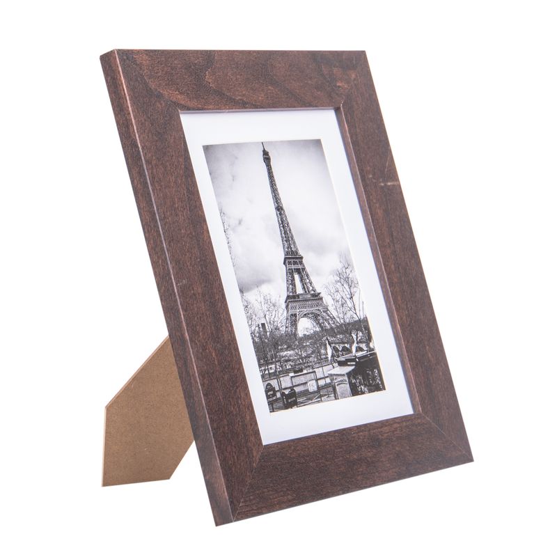 PORTA RETRATO 12X18CM MADERA MARRON