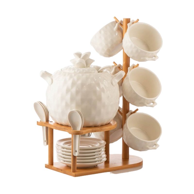 JUEGO DE SOPERA DE 2 LITROS DE PORCELANA 20 PZ