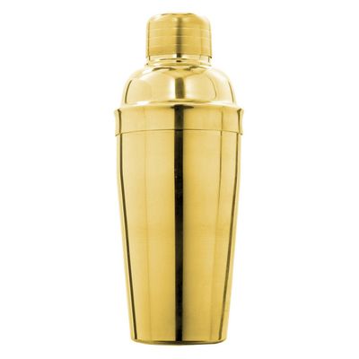 COCTELERA DE ACERO INOXIDABLE DE 550 ML CON FILTRO, PARA PREPARAR CÓCTELES, CAIPIRINHA Y BEBIDAS.