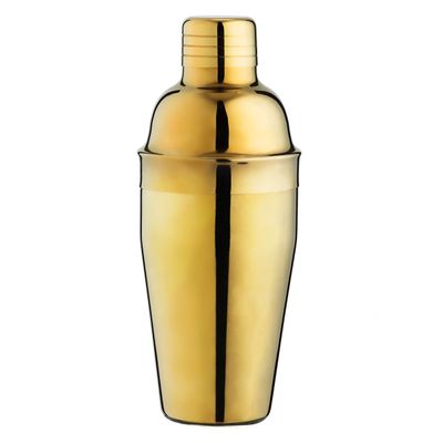 COCTELERA DE ACERO INOXIDABLE DE 350 ML CON FILTRO, PARA PREPARAR CÓCTELES, CAIPIRINHA Y BEBIDAS.
