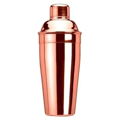 COCTELERA DE ACERO INOXIDABLE DE 750 ML CON FILTRO, PARA PREPARAR CÓCTELES, CAIPIRINHA Y BEBIDAS.