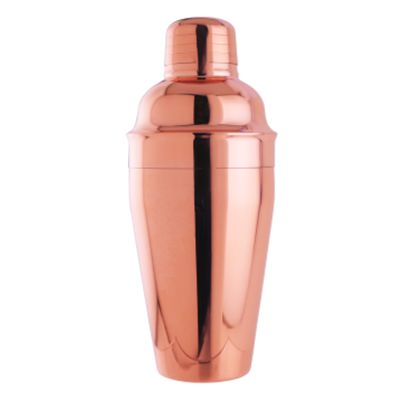 COCTELERA DE ACERO INOXIDABLE DE 550 ML CON FILTRO, PARA PREPARAR CÓCTELES, CAIPIRINHA Y BEBIDAS.