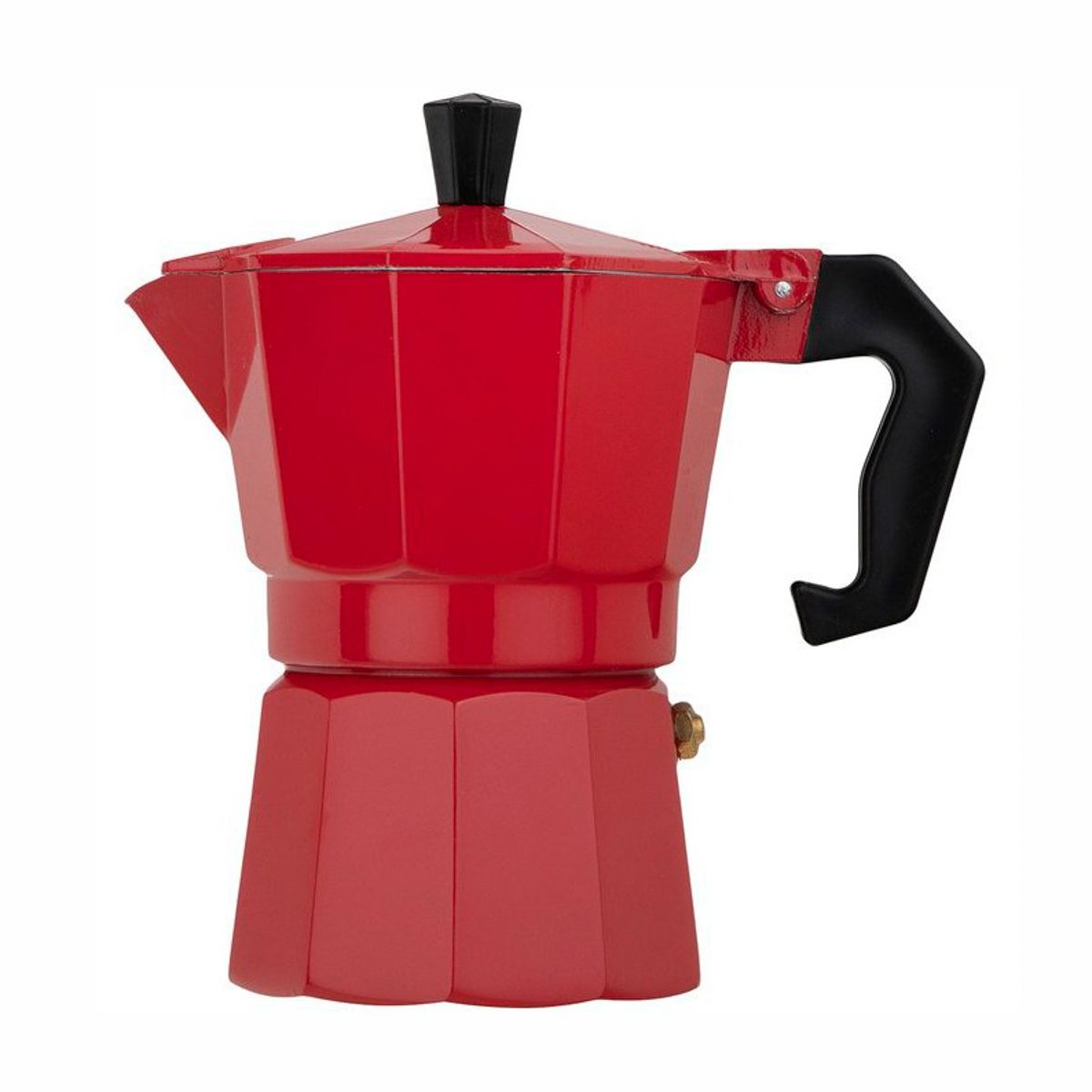 CAFETERA ITALIANA DE ALUMINIO 3 TAZA 150ML ROJO