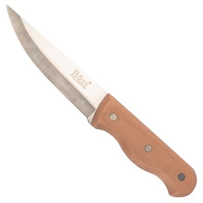 CUCHILLO BASS ACERO INOXIDABLE MANGO MADERA 24CM