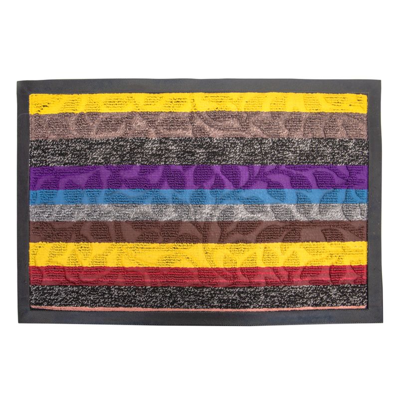 TAPETE DE PUERTA DE ENTRADA PARA SALAS 40X60CM GRIS