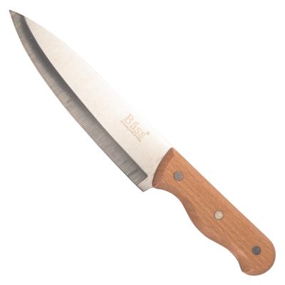 CUCHILLO BASS ACERO INOXIDABLE MANGO MADERA 28CM 