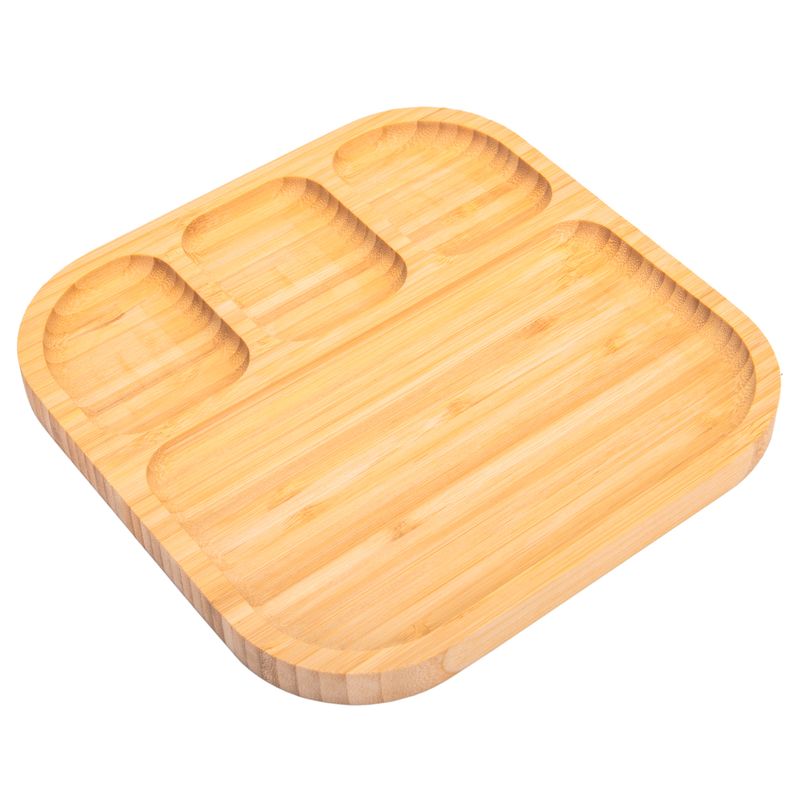 PETISQUERO DE BAMBU CON 4 DIVISORIAS 20X1.5CM