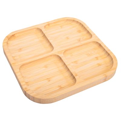PETISQUERO DE BAMBU CON 4 DIVISORIAS 20X1.5CM