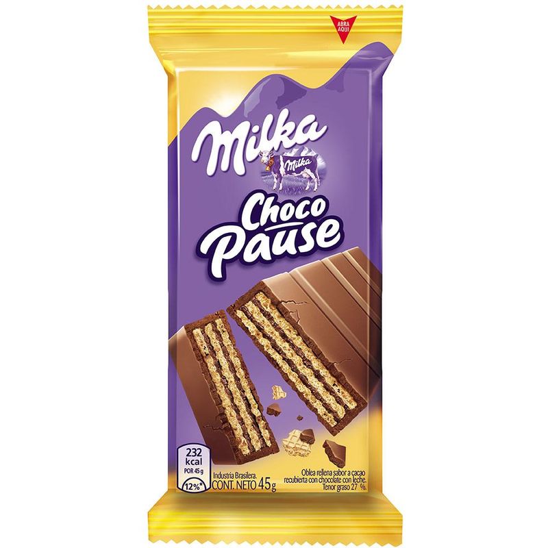 CHOCOLATE MILKA CHOCO PAUSE 45G