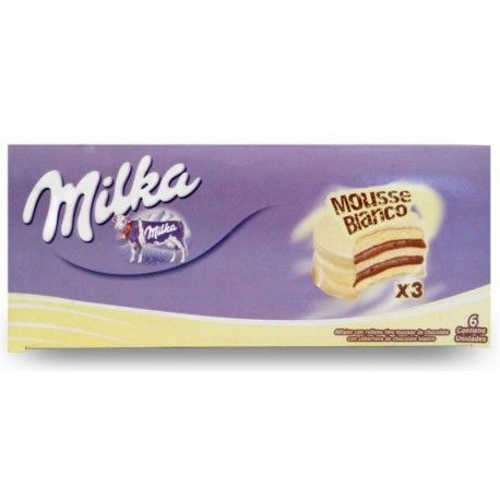 ALFAJOR MILKA TRIPLE MOUSSE BLANCO CAJA C/6
