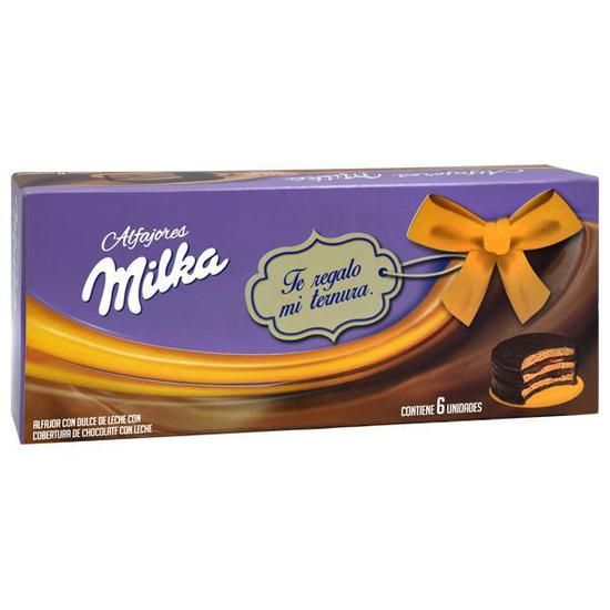 ALFAJOR MILKA TRIPLE DULCE DE LECHE CAJA C/6