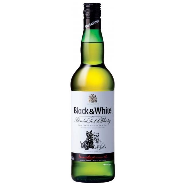 WHISKY BLACK &amp; WHITE 8 AÑOS 1L
