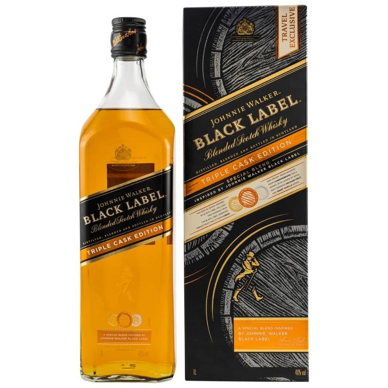 JOHNNIE WALKER BLACK TRIPLE CASK EDITION 1L