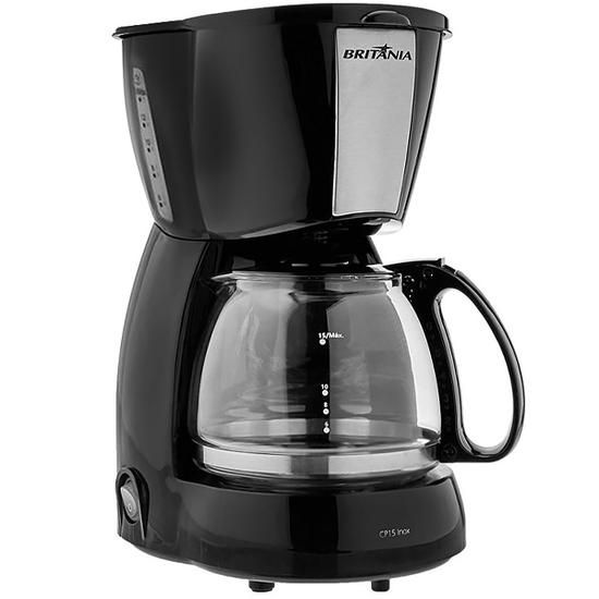 CAFETERA BRITÂNIA CP15 550W 600ML 220V NEGRO