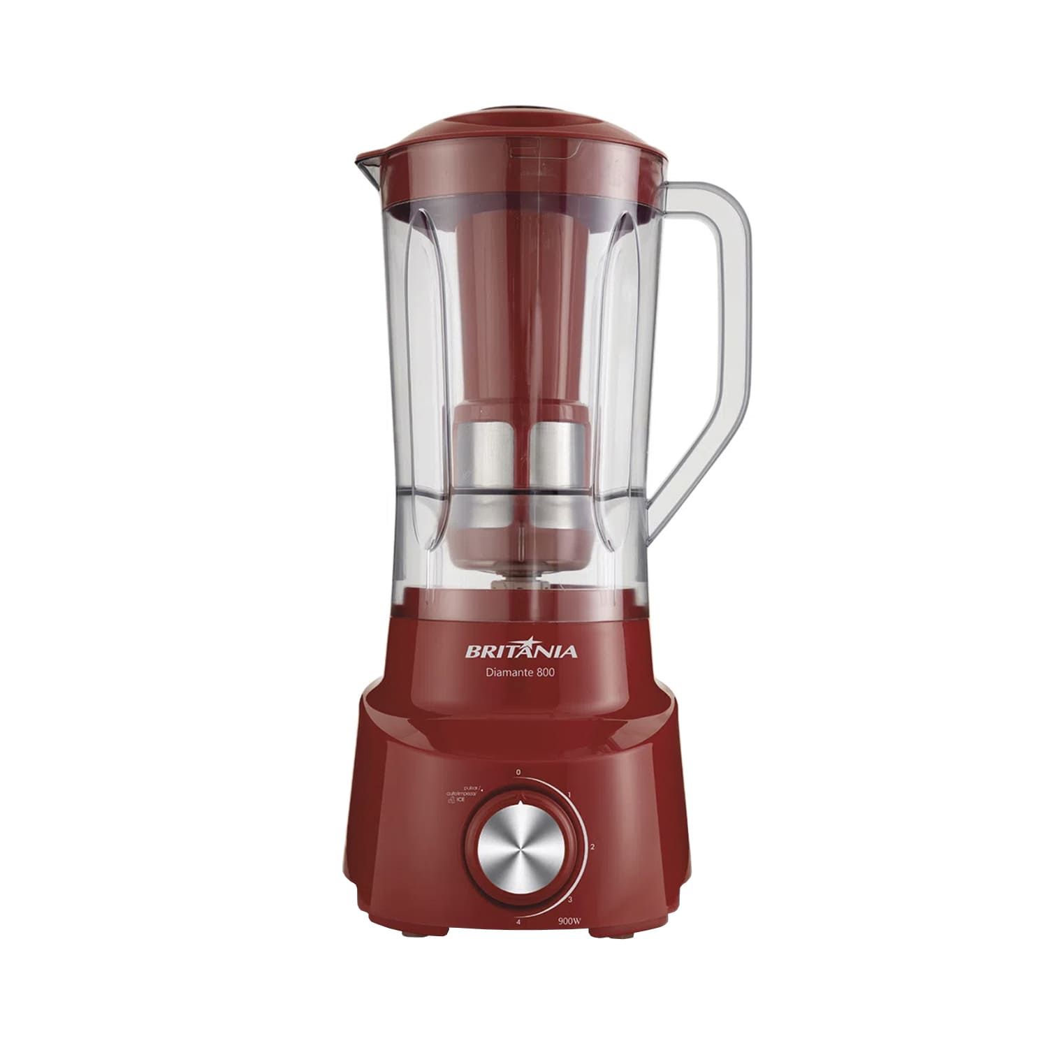 LICUADORA BRITANIA DIAMANTE 800 1050W 2.6L 220V ROJO