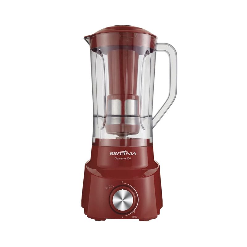 LICUADORA BRITANIA DIAMANTE 800 1050W 2.6L 220V ROJO