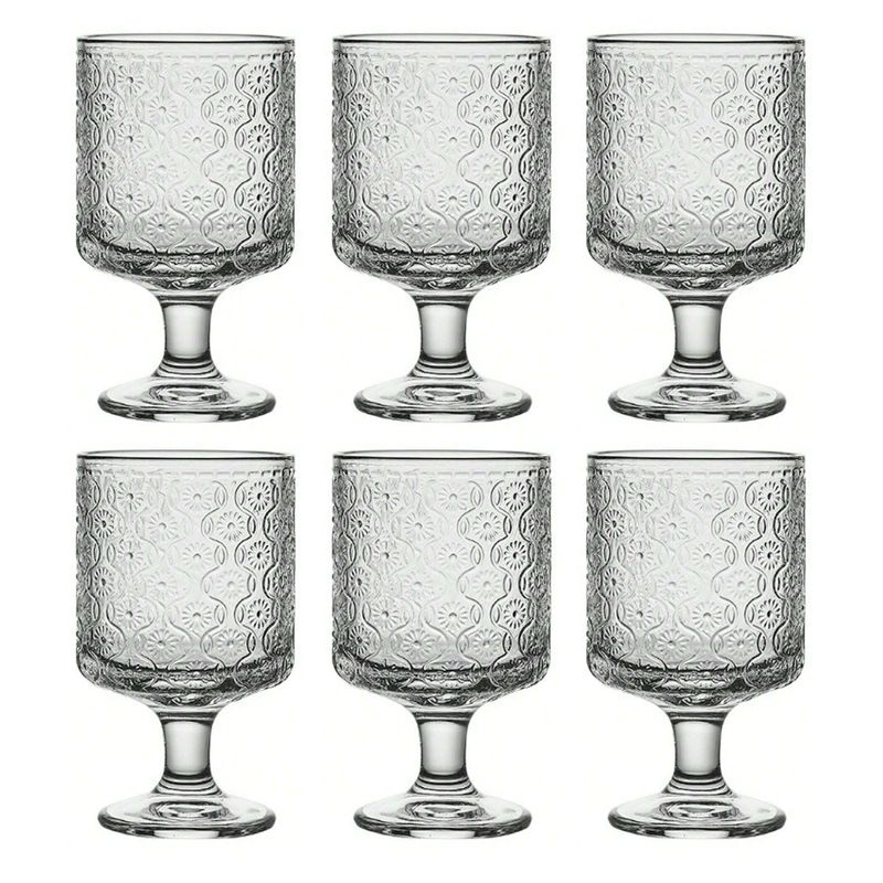 JUEGO DE COPAS/VASOS DE VIDRIO 6PCS 200ML