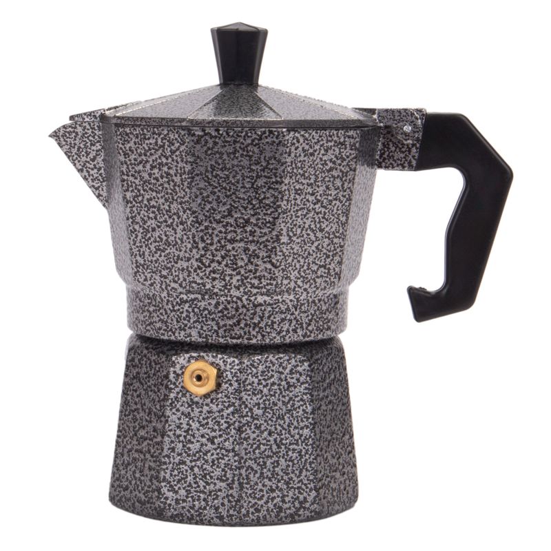 CAFETERA ITALIANA DE ALUMINIO 3 TAZA 150ML GRIS