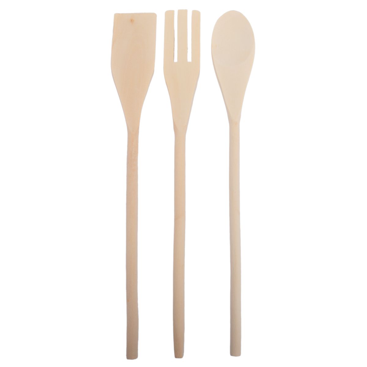 JUEGO DE UTENSILIOS DE COCINA DE BAMBU 30CM 3PCS