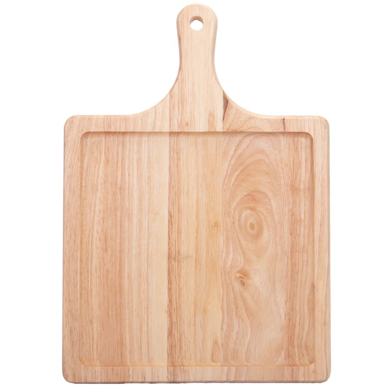 TABLA PARA PICAR CON MANGO DE BAMBU 28CM