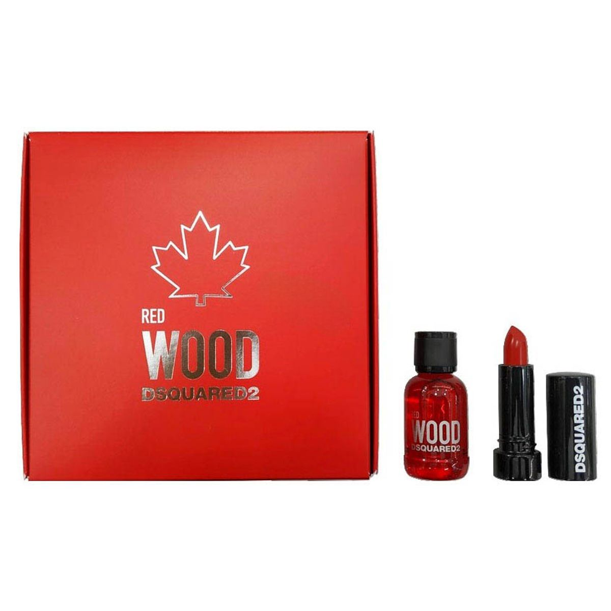 KIT PROMOCION DSQUARED2 RED WOOD EAU DE TOILETTE PARA MUJER 