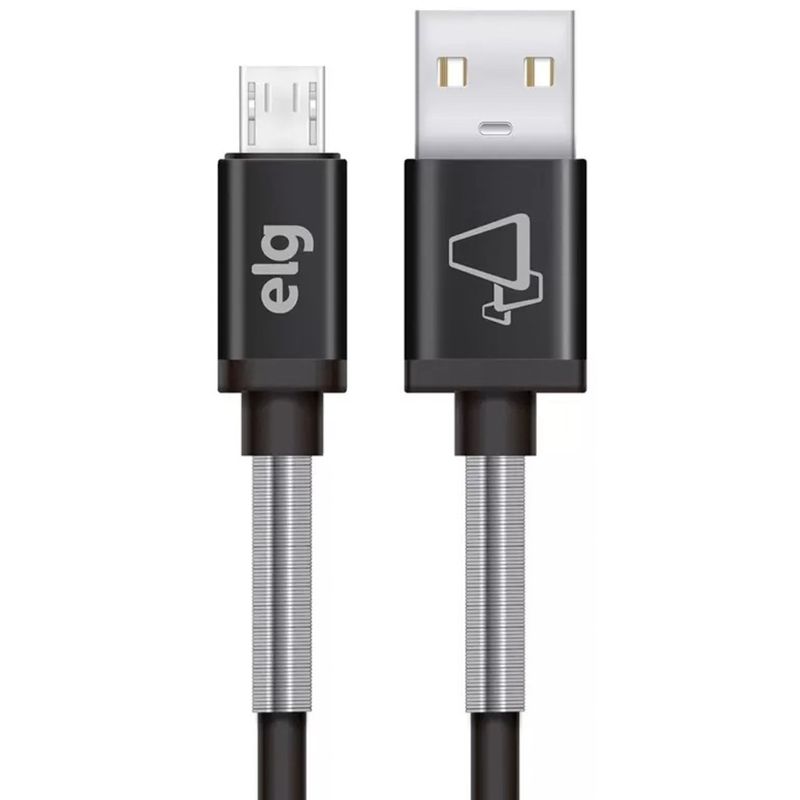 CABLE MICRO ELG SP510BK 1M INOX NEGRO