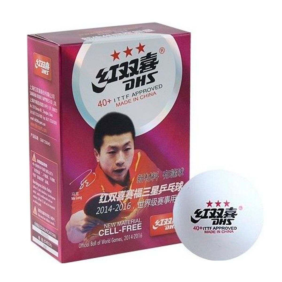 PELOTA DE TENIS DE MESA DE 3 ESTRELLAS CON 6 UNIDADES DE PING PONG PROFESIONAL