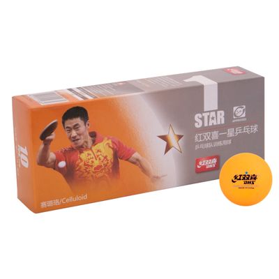 PELOTA DE TENIS DE MESA AMARILLO. 1 ESTRELLAS CON 6 UNIDADES
