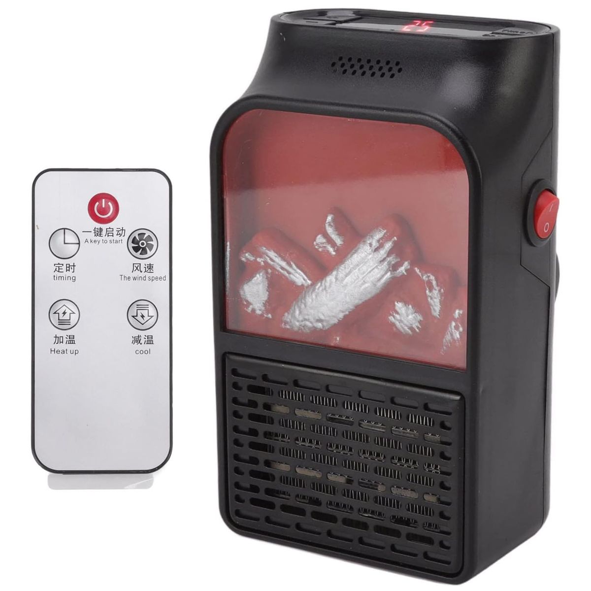 MINI ESTUFA  FLAME HEATER CA-LK2 1000W 220V