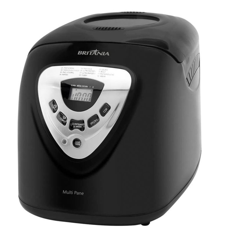 PANIFICADORA BRITANIA MULTIPANE 220V 500W NEGRO
