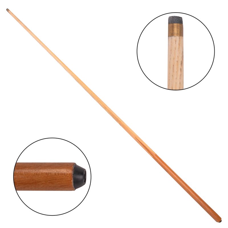 TACO PARA BILLAR DE MADERA ENTERO  PUNTA 13MM 