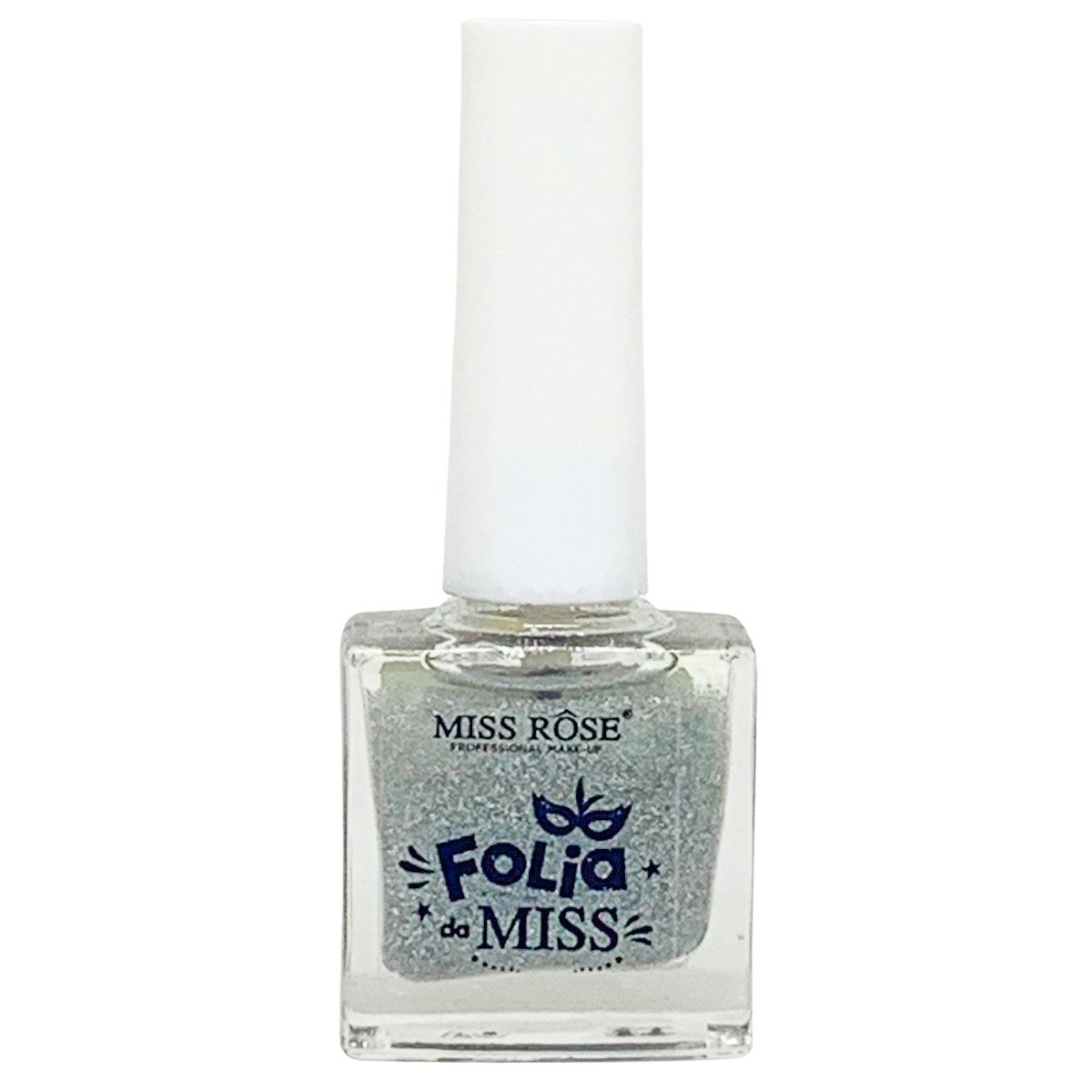 ESMALTE MISS ROSE FOLIA CON BRILLO 