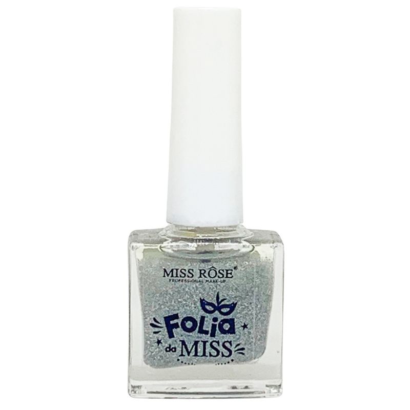 ESMALTE MISS ROSE FOLIA CON BRILLO 