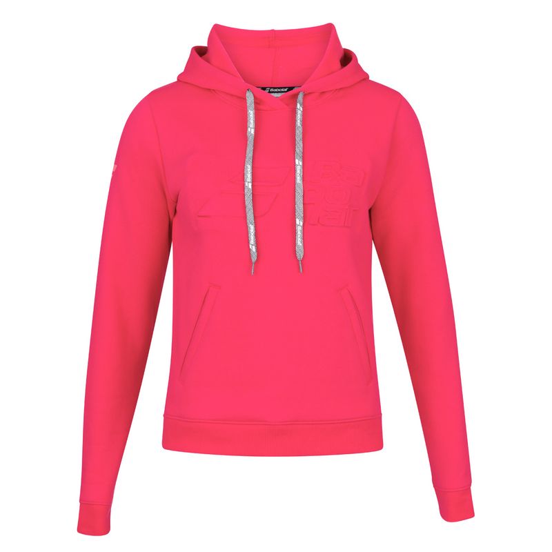 SUDADERA CON CAPUCHA BABOLAT FEMENINO ROSE XL L M S XS