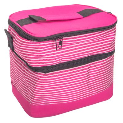 BOLSO TERMICO ROSA 25CMX15CM Y 20CM ALTURA
