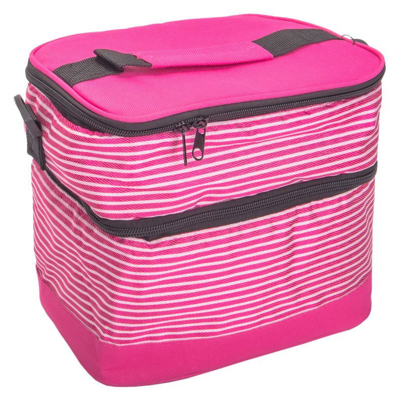BOLSO TERMICO ROSA 25CMX15CM Y 20CM ALTURA