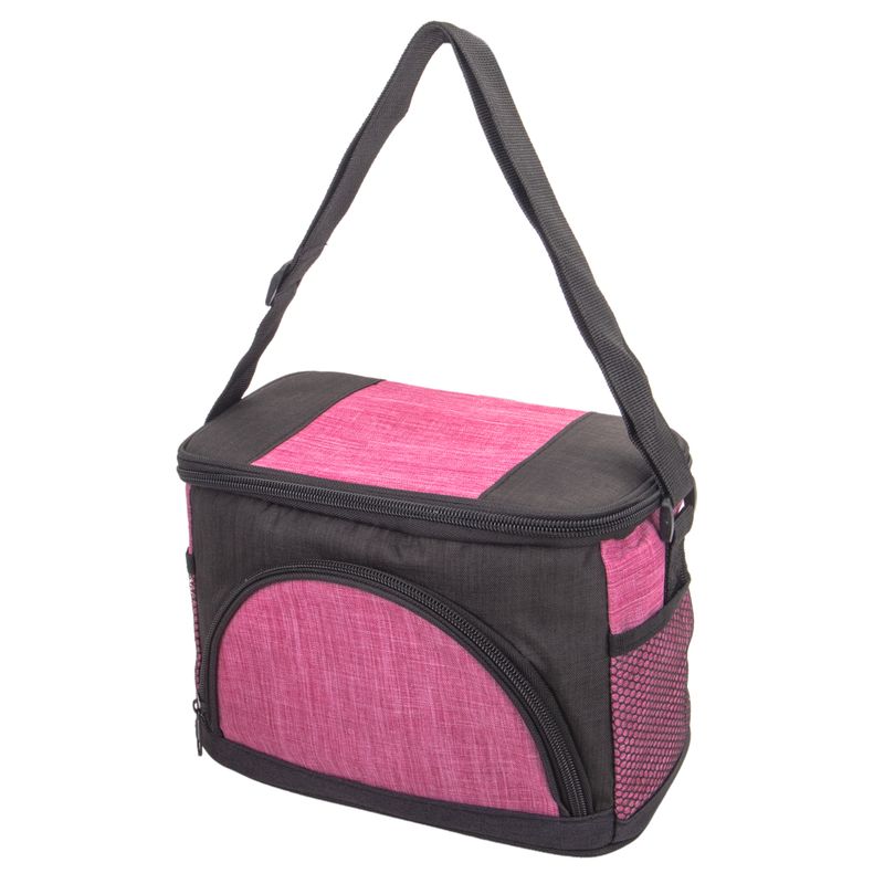 BOLSO TERMICO ROSA  25CMX15CM Y 16CM ALTURA
