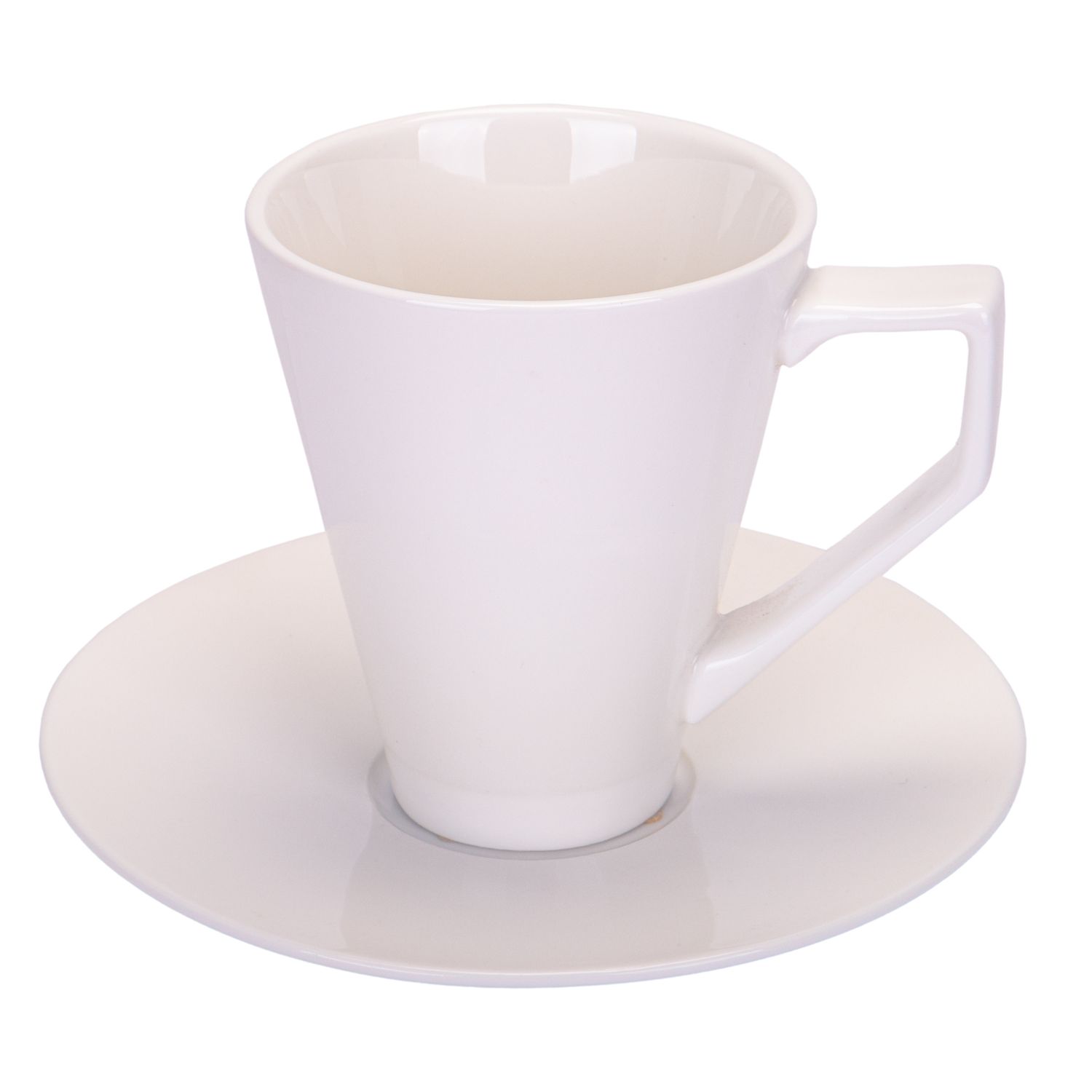 TAZA 180ML PARA CAFE DE PORCELANA COM PLATILLO
