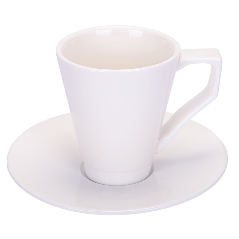 TAZA 90ML PARA CAFE DE PORCELANA COM PLATILLO