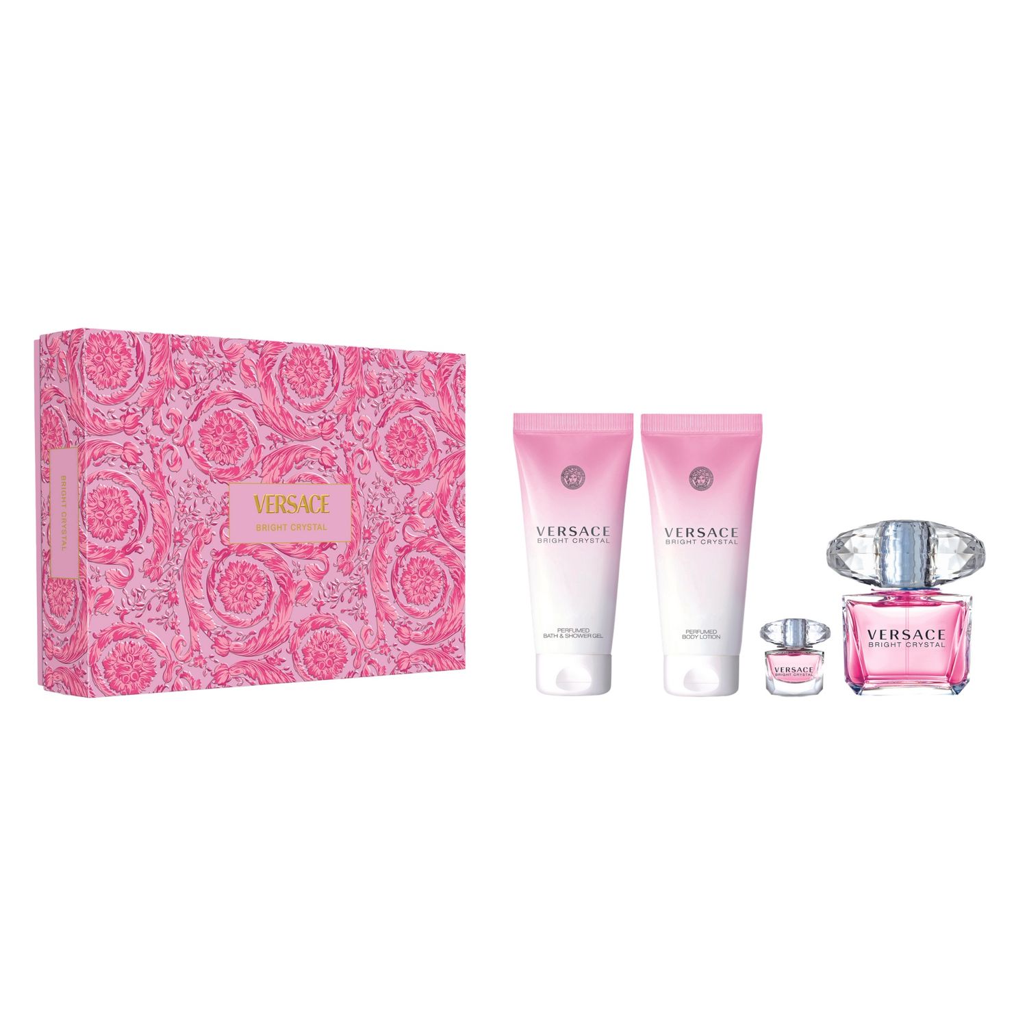 KIT BRIGHT CRYSTAL SET EDT90+BL100+BSG100+EDT5