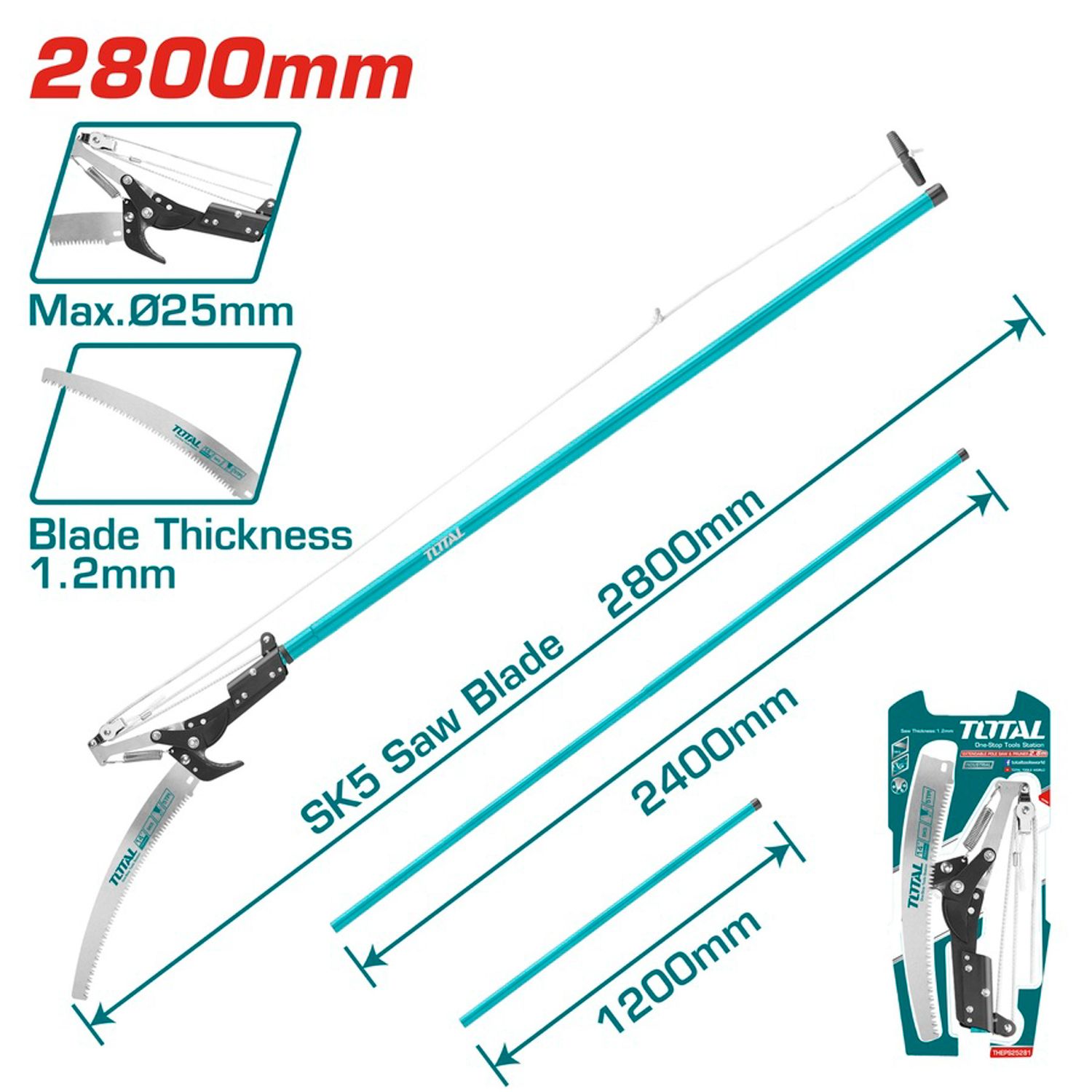 TIJERAS PARA PODA TOTAL THEPS25281