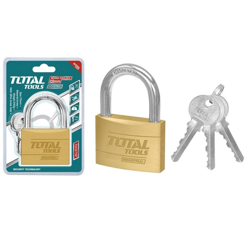 CANDADO TOTAL TLK32702 LATON 70 MM 542G