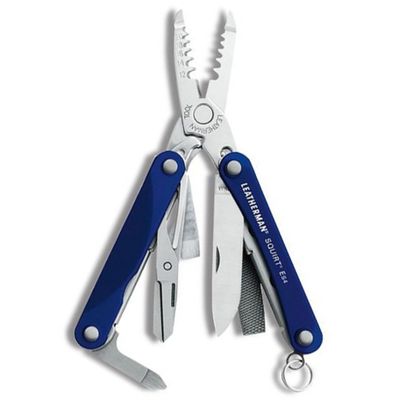 ALICATE LEATHERMAN MULTIFUNCION SQUIRT ES4 BLUE LATA 