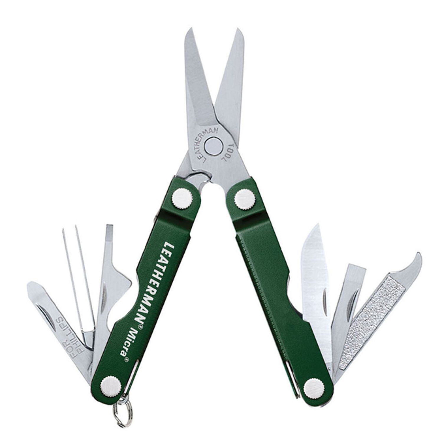 TIJERA LEATHERMAN  MULTIFUNCION MICRA GREEN CAIXA 