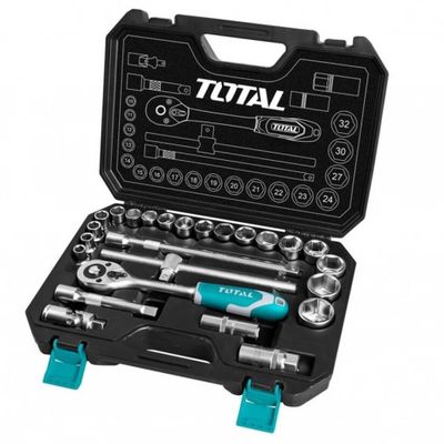 KIT DE HERRAMIENTAS TOTAL 25 PIEZAS THT121251