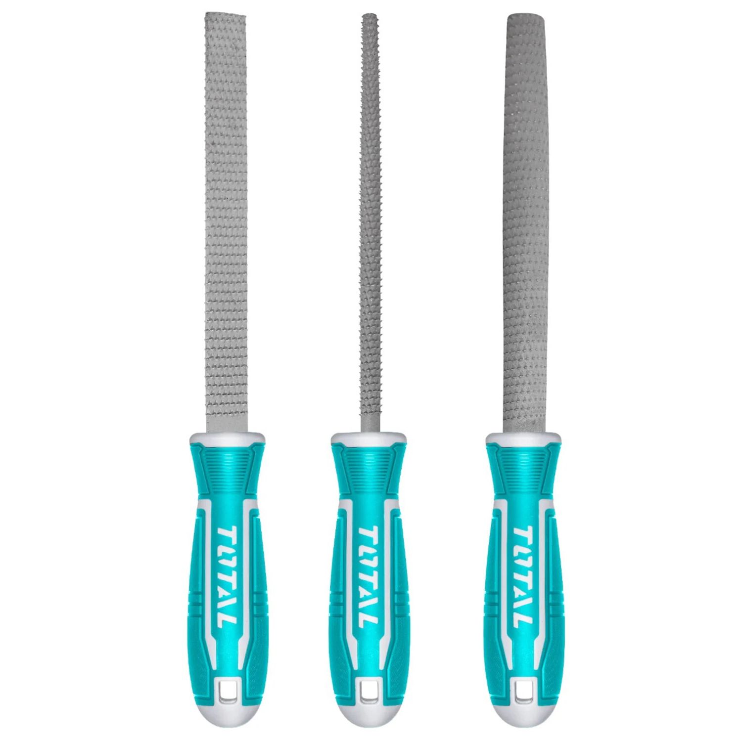 SET DE LIMAS DE ACERO TOTAL 200MM 3PCS THT918326
