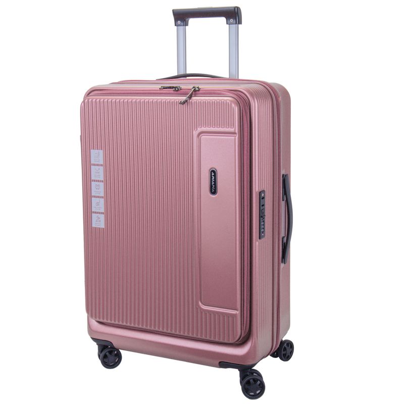 VALIJA ARIANA MEDIANA DE POLICARBONATO ROSE PINK 12 A 15 KLS