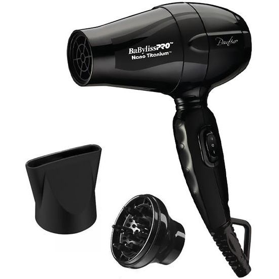 SECADOR BABYLISS PRO NANO TITANIUM BAMBINO 5510 1200W BIVOLT