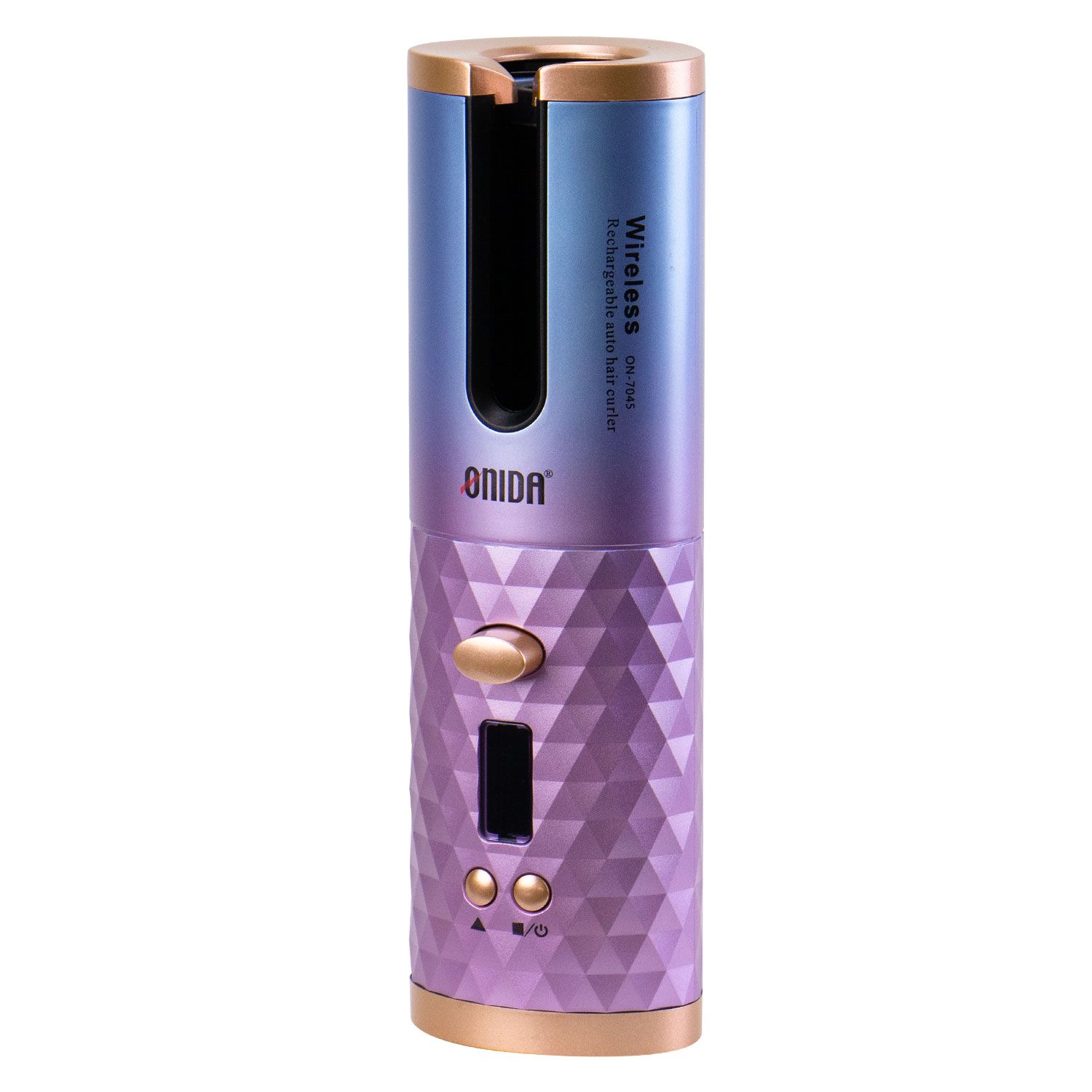 RIZADOR ONIDA ON-7045 34W 200°C RECARGABLE MORADO C/ AZUL
