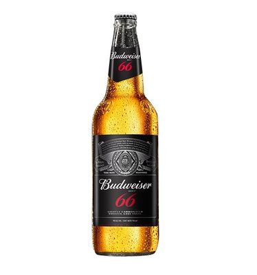 CERVEZA BUDWEISER 66 BOTELLA 710ML